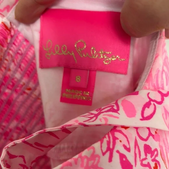 Lilly Pulitzer - Pink Floral Maxi Dress - Picture 3 of 4